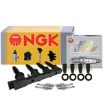 Ngk Cop Ignition Coil 4 Boots & Standard Spark Plugs Kit For Cruze Sonic L4. Fixed Price $198.95.