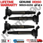 4pc Oem Denso Ignition Coils For 2008-2015 Toyota & Lexus 1.8l 2.4l, 90919-02252. Fixed Price $78.49.