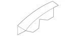 Genuine Mazda Rear Body Panel Reinforcement Bp4k-70-752. Fixed Price $10.90.