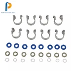 New Set 8 Fuel Injectors Repair Seal Kit For Range Rover Jaguar 5.0l 0261500105. Fixed Price $13.39.