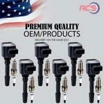 6x Oem Ignition Coil + Spark Plug For Porsche Cayenne Macan Panamera V6 Uf760. Fixed Price $89.74.