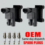2x Oem Ignition Coil + 4x Iridium Spark Plugs For Toyota Corolla Chevrolet Uf246. Fixed Price $39.76.