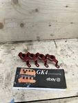Vw Audi Golf Jetta Mk4 Gti A4 B5 2.0t Ecs Coil Pack Hold Down Bracket Kit Red. Fixed Price $60.00.