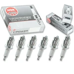 6 Pcs Ngk V-power Spark Plugs For 1964-1967 Mercury Caliente 3.3l L6 - Vr. Fixed Price $26.56.