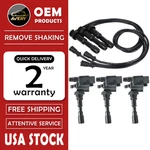 3pcs Ignition Coil & Wires For Hyundai Santa Fe Xg350 Kia Amanti 03-06 3.5l V6. Fixed Price $69.36.