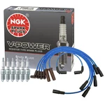 Ngk Wire & 6 V-power Spark Plugs Kit For Chevrolet Gmc Oldsmobile 4.3. Fixed Price $82.95.