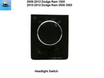 04602880aa 09 To 12 Dodge Ram Trim Left Head Light Headlight Switch. Fixed Price $39.00.