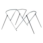 Carver 55604 6' L X 79"-84" W 46" H Round Tube 3-bow Bimini Top Frame. Fixed Price $254.83.