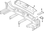 Genuine Nissan Rear Body Reinforcement 75412-7ja0a. Fixed Price $289.27.