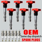 6x Oem Ignition Coil & Spark Plug For 2002-2006 Audi A4 A6 Quattro 3.0l Uf483. Fixed Price $78.52.