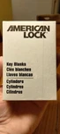 American Lock Key Blanks And Cylinders Six Sets New In Box Apt2001ka Sku. Fixed Price $24.50.