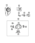 Genuine Mopar Start/stop Switch 5vu31lxhaa. Fixed Price $29.40.