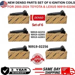 Genuine Denso Ignition Coils For 2005-2020 Toyota & Lexus I4 V6 V8 90919-02256. Fixed Price $124.01.