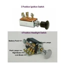 Ignition Switch Push Pull Type And Headlight Dimmer 4 Position Hot Rod Ck. Fixed Price $77.00.