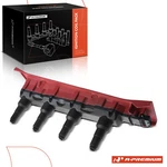 A-premium Red Ignition Coil Pack For Saab 9-3 1990 900 1994-1998 9000 2.0l 2.3l. Fixed Price $103.68.