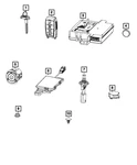 Genuine Mopar Ignition Switch 68548294ab. Fixed Price $54.59.