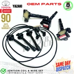 Oem Ignition Coil & Spark Plug Wire Set Of 3 For Toyota Tacoma Tundra 3.4l V6. Fixed Price $135.99.
