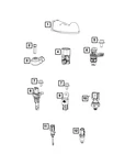 Genuine Mopar Knock Sensor 68570138aa. Fixed Price $78.40.