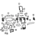 Genuine Mopar Ignition Key Cylinder Trim Ring 5yk70ws3ab. Fixed Price $8.13.