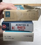 Nos Gm Tune Up Kit #1154115 / #35r W/ #r46ts Spark Plugs - Circa 1970s. Fixed Price $25.00.