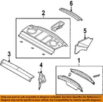 Chrysler Oem 07-14 200 Rear Body Floor Body-side Support 5008815ac. Fixed Price $56.00.