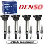 4x Ignition Coil Iridium Spark Plug For Toyota Corolla Prius 1.8l L4 Oem Uf596. Fixed Price $69.99.