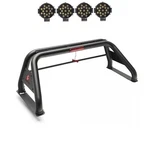 Black Horse Classic Roll Bar W/7.0"dia. Led Fits 2005-2021 Nissan Frontier. Fixed Price $1056.44.