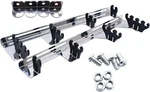 Chrome Linear Spark Plug Wire Separators Divider Loom With Black Valve Cover. Fixed Price $27.19.