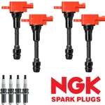Energy Ignition Coil & Ngk Platinum Spark Plug For 2002-06 Nissan Altima Uf350. Fixed Price $85.69.