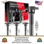 6 Ignition Coil & Iridium Spark Plug Kit For Mitsubishi Endeavor 2004-2008. Fixed Price $95.99.