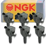 6 Pcs Ngk Ignition Coil For 2006-2009 Gmc Envoy 4.2l L6 - Spark Plug Tune Up Sa. Fixed Price $258.09.