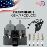 Ignition Coil + Spark Plug Wire For Chrysler Pt Cruiser Dodge Jeep Uf189 Uf403. Fixed Price $76.48.