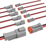 Deutsch 2 Pin Connector Kit Waterproof Electrical 16 Awg Male And Fema. Fixed Price $25.62.