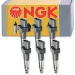 6 Pcs Ngk Ignition Coil For 2004-2010 Porsche Cayenne 3.2l 3.6l V6 - Spark Zx. Fixed Price $213.71.