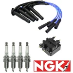 Ignition Coil Spark Plugs & Wires Set For Subaru Forester 2.5l 1999 2000 2004. Fixed Price $149.20.