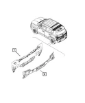 Genuine Mopar Lift-gate Opening Panel 68246341aa. Fixed Price $388.36.