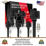 6 Ignition Coils & Iridium Spark Plugs Kit For Suzuki Verona 2004 2005 2.5l L6. Fixed Price $85.99.