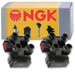 2 Pcs Ngk Ignition Coil For 1990-2001 Ford Ranger 2.5l 2.3l L4 - Spark Plug Ct. Fixed Price $143.25.