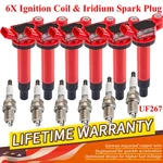 6 Pack Ignition Coils And Spark Plugs For Toyota Camry Avalon Sienna Lexus Es300. Fixed Price $87.99.