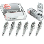 6 Pcs Ngk V-power Spark Plugs For 1975-1982 Ford Granada 3.3l 4.1l L6 - Ma. Fixed Price $26.03.