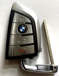 19-23 Bmw 'm Sport' Stripe Keyless Remote Key Fob Silver N5f-id21a Used Cut Oem. Fixed Price $39.99.