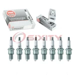 8 Pcs Ngk V-power Spark Plugs For 1975-1976 Cadillac Calais 8.2l V8 - Engine Va. Fixed Price $34.98.