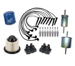 Wires Ignition Coils Spark Plugs Air Gas Oil Filters Fits Ford F150 4.6l 1997-99. Fixed Price $196.00.