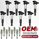 8x Ignition Coil +8x Iridium Spark Plug Oem For Land Rover Jaguar V8 Uf519 Uf533. Fixed Price $68.99.