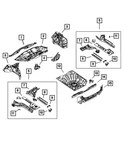 Genuine Mopar Rear Closure Panel 68081196aa. Fixed Price $366.18.
