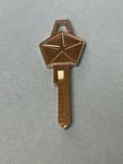 Dodge Truck Vintage Ignition Key Blank, 1946-1957, Pentastar Logo, 1766dt, Nos. Fixed Price $19.95.