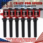 High Performance 6 Pack Ignition Coil Fit Ford Escape Mercury Mazda V6 3.0l Red. Fixed Price $32.99.