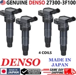 Genuine Denso X4 Ignition Coils For 2008-2017 Hyundai & Kia I4 V8, 27300-3f100. Fixed Price $122.18.