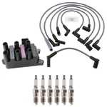Hitachi Ignition Coil Denso 6 U-groove Spark Plugs & Wire Set Kit For Taurus V6. Fixed Price $130.95.