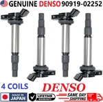 Genuine Denso Ignition Coils For 2008-2015 Toyota Lexus 1.8l 2.4l, 90919-02252. Fixed Price $132.05.